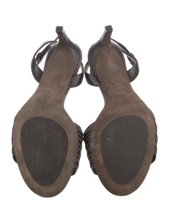 Brunello Cucinelli Monili Leather Sandals