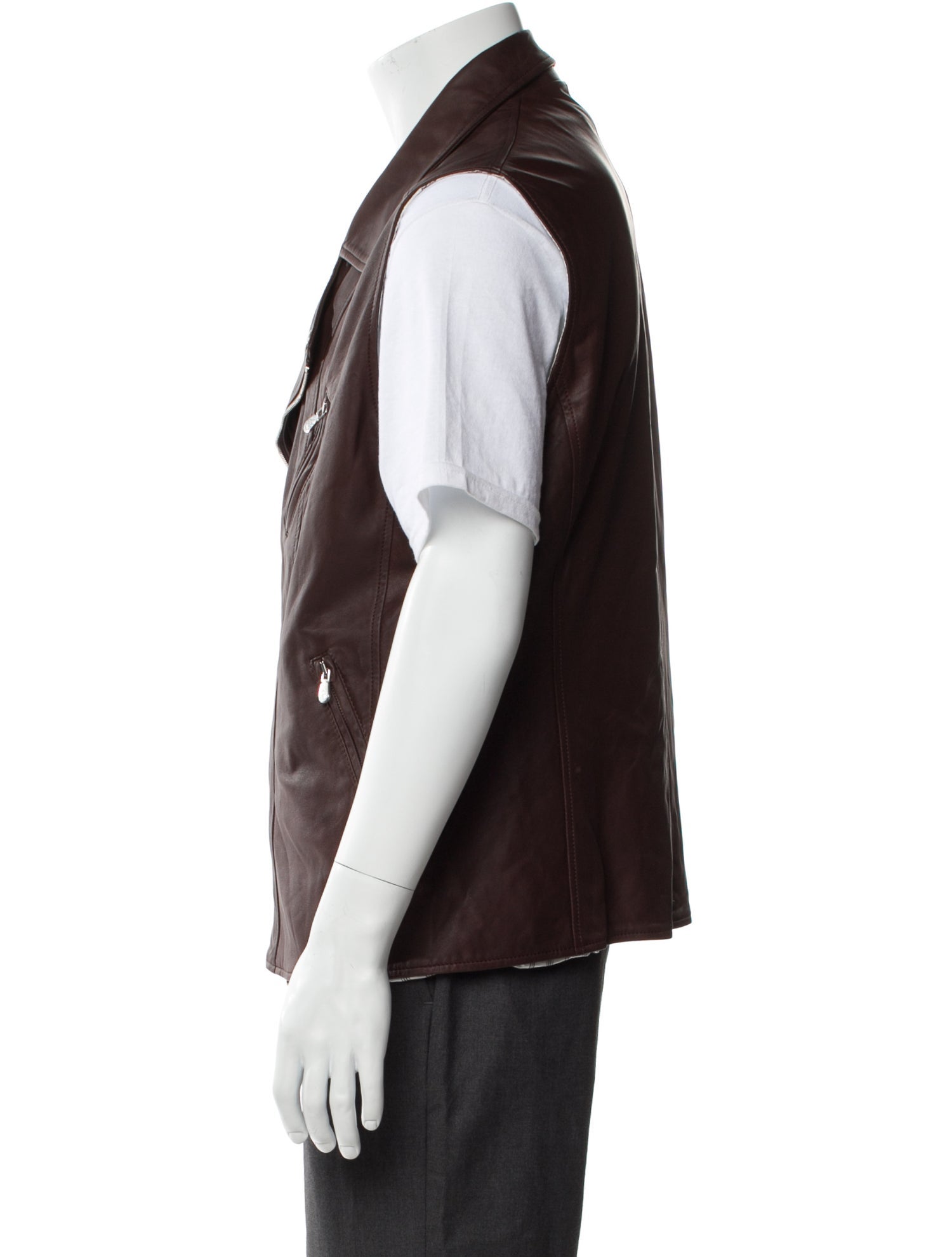 Brunello Cucinelli Leather Vest w/ Tags