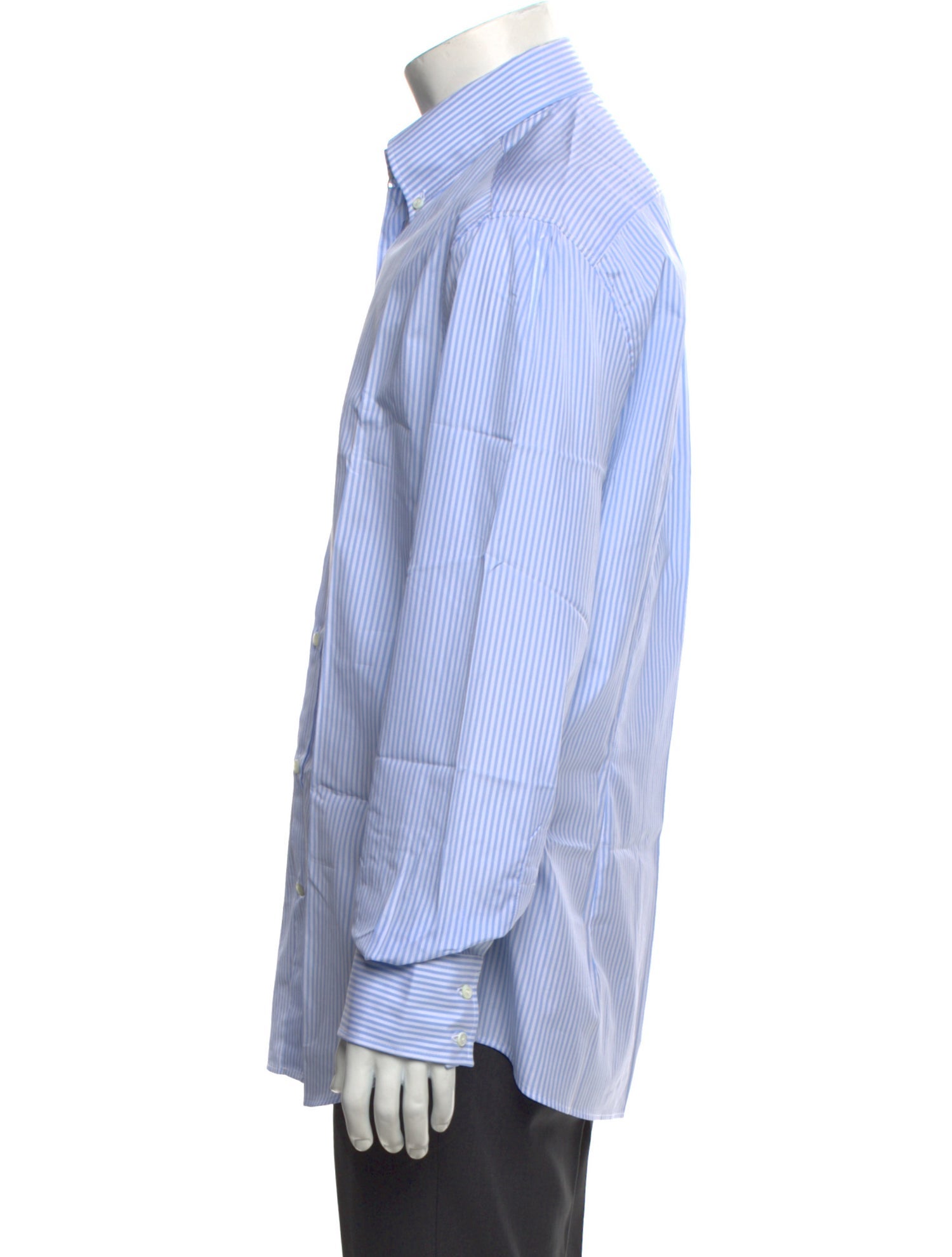 Brunello Cucinelli Striped Long Sleeve Dress Shirt w/ Tags