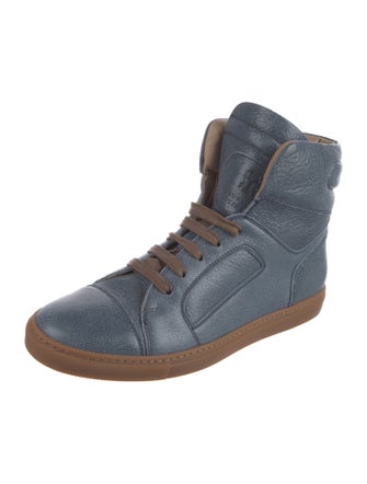 Brunello Cucinelli Leather Wedge Sneakers