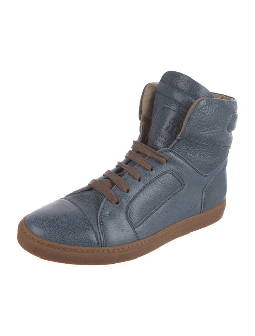Brunello Cucinelli Leather Wedge Sneakers
