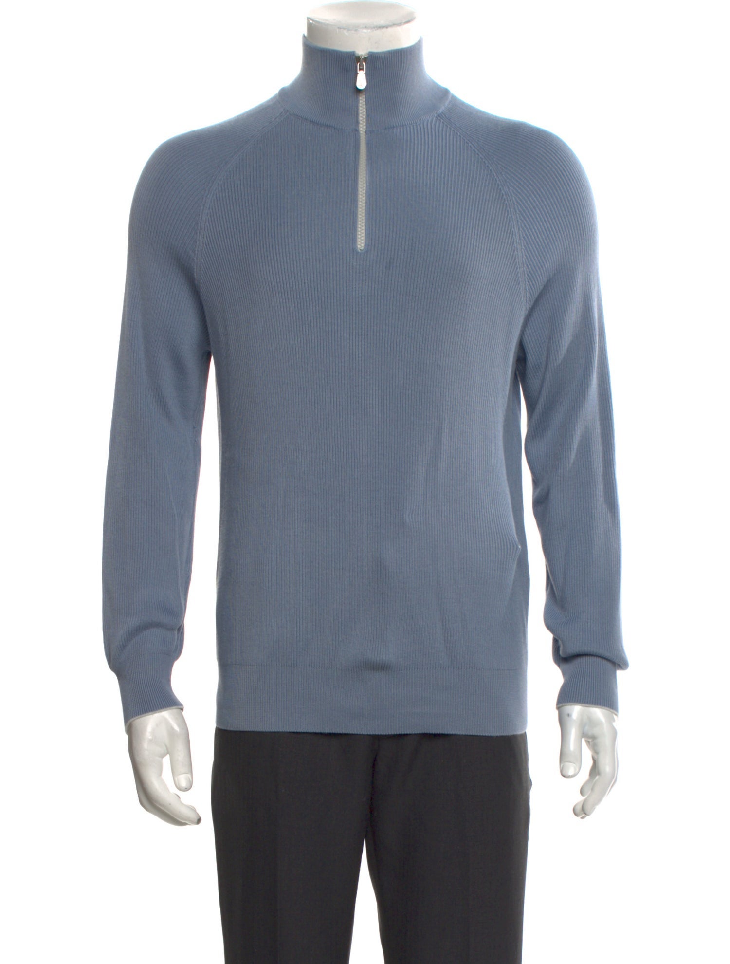 Brunello Cucinelli Turtleneck Long Sleeve Polo Sweater w/ Tags