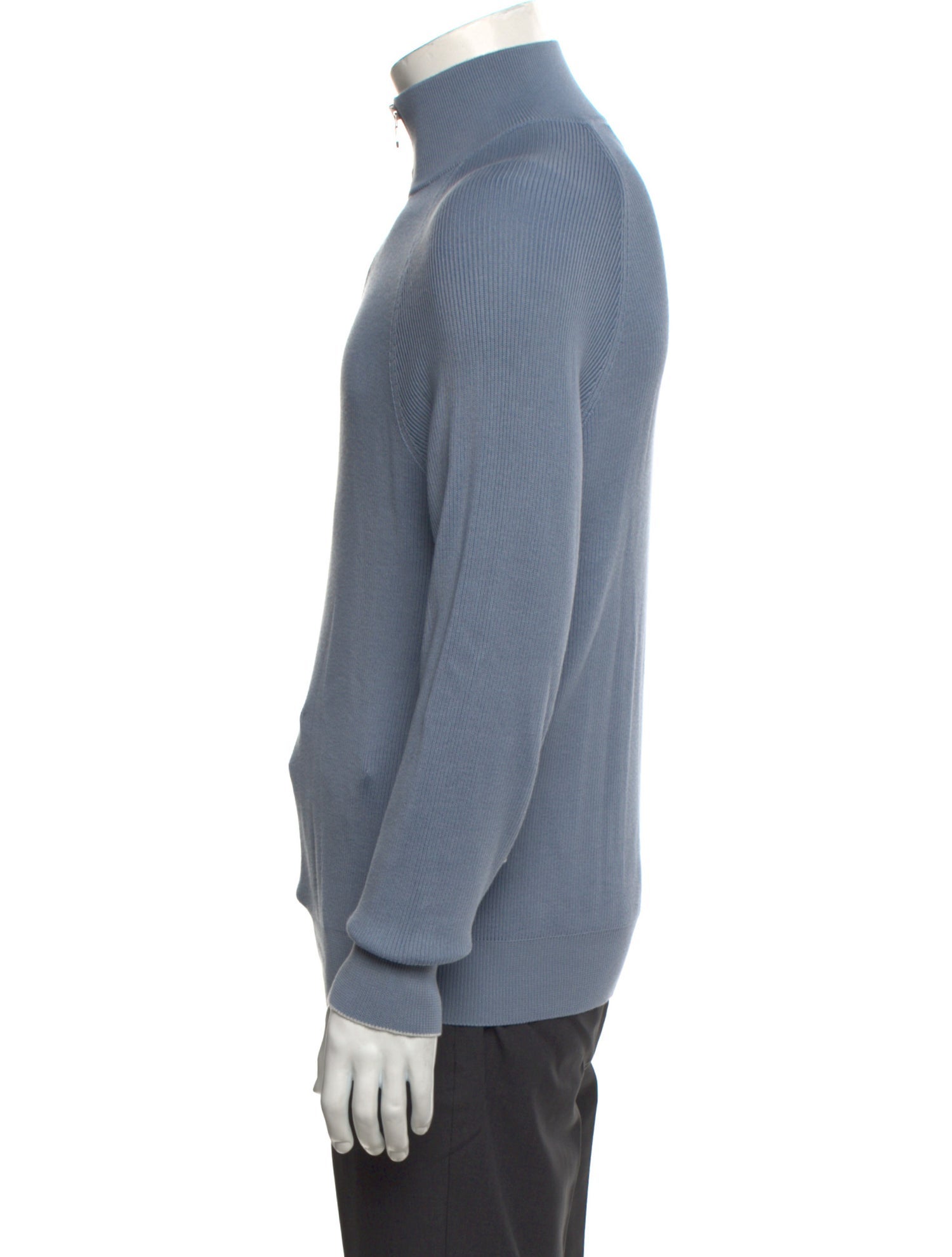 Brunello Cucinelli Turtleneck Long Sleeve Polo Sweater w/ Tags