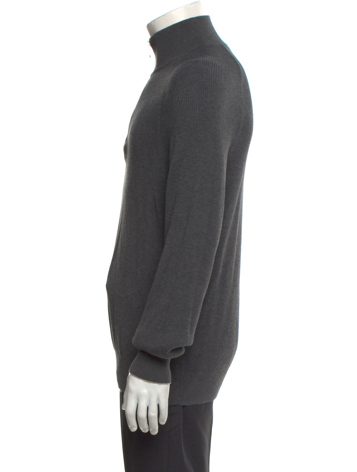 Brunello Cucinelli Turtleneck Long Sleeve Polo Sweater w/ Tags