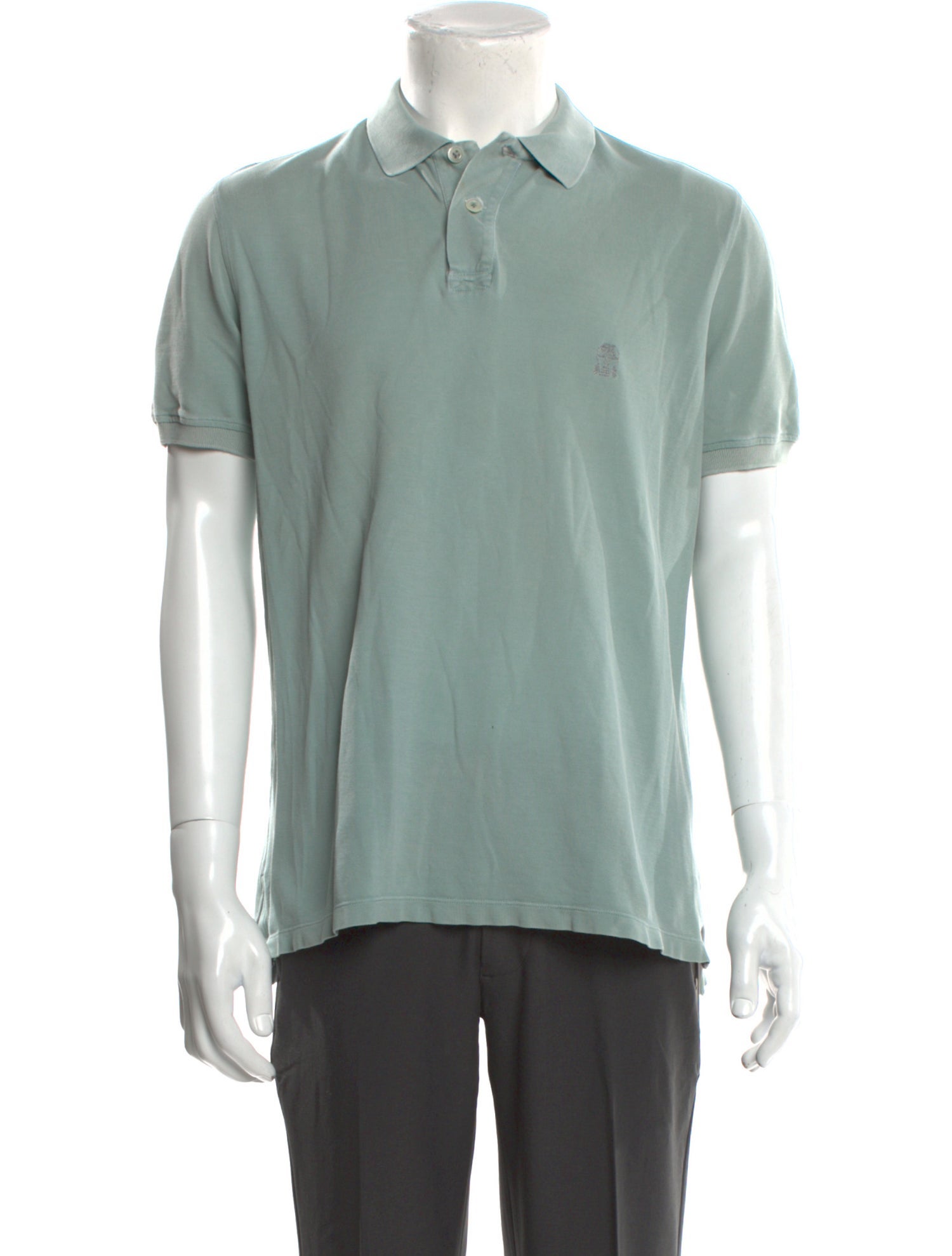 Brunello Cucinelli Collar Short Sleeve Polo Shirt