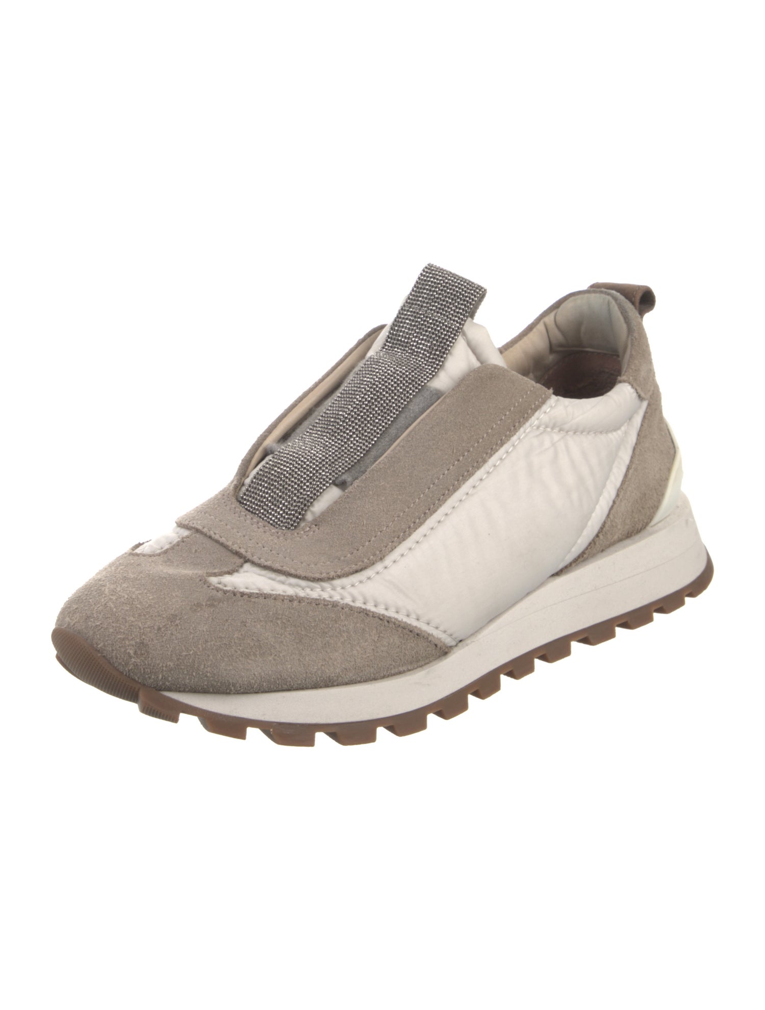 Brunello Cucinelli Monili Suede Sneakers