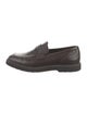 Brunello Cucinelli Monili Leather Loafers