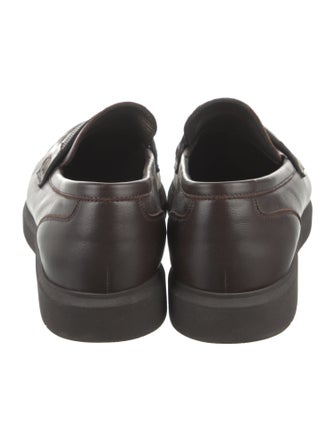 Brunello Cucinelli Monili Leather Loafers