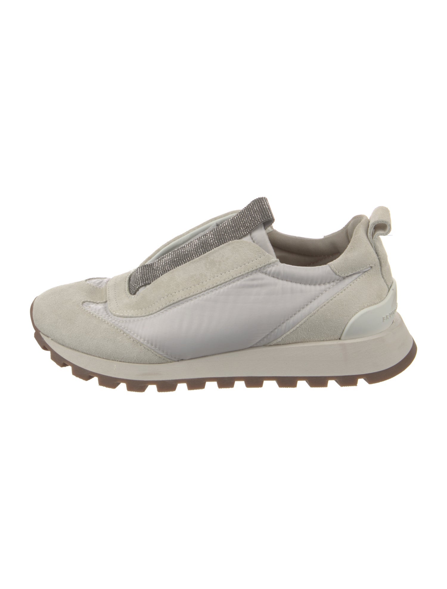 Brunello Cucinelli Monili Suede Sneakers