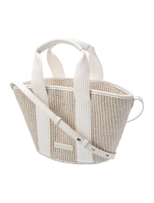 Brunello Cucinelli Raffia Top Handle Bag