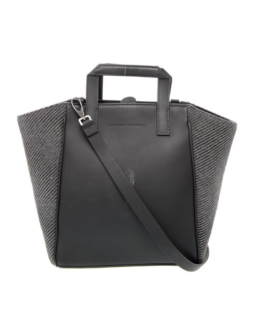 Brunello Cucinelli Leather Top Handle Bag