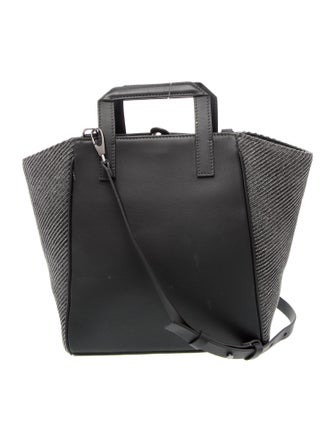 Brunello Cucinelli Leather Top Handle Bag