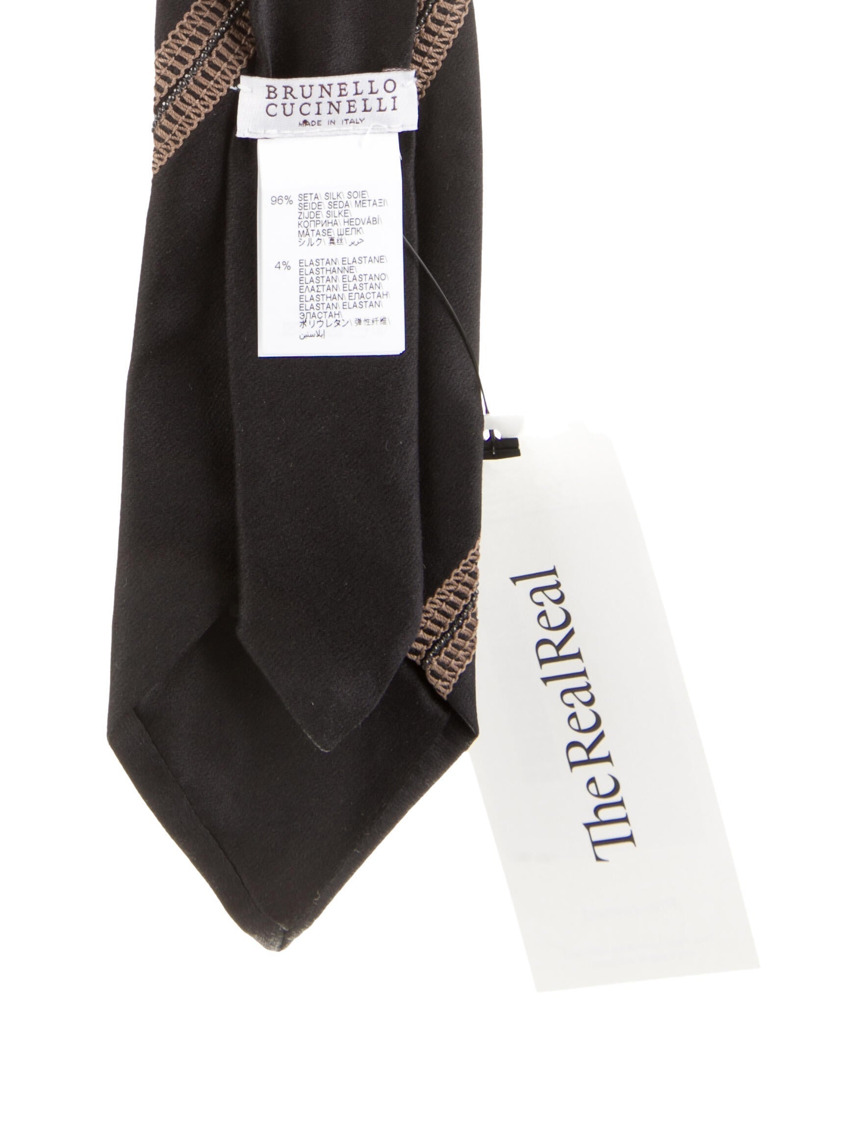 Brunello Cucinelli Silk Pattern Tie