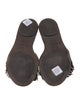 Brunello Cucinelli Leather Beaded Accents Slides