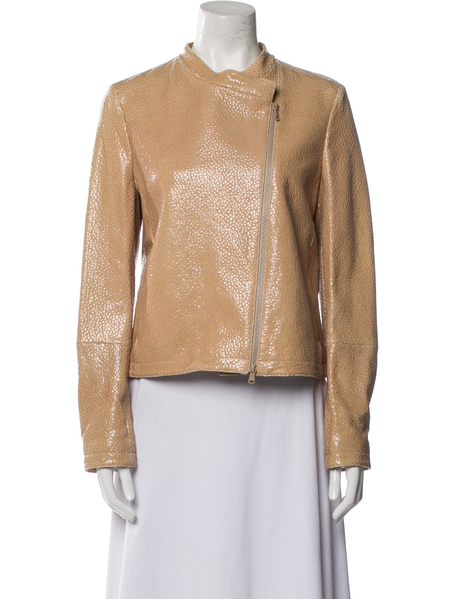 Brunello Cucinelli Leather Biker Jacket w/ Tags