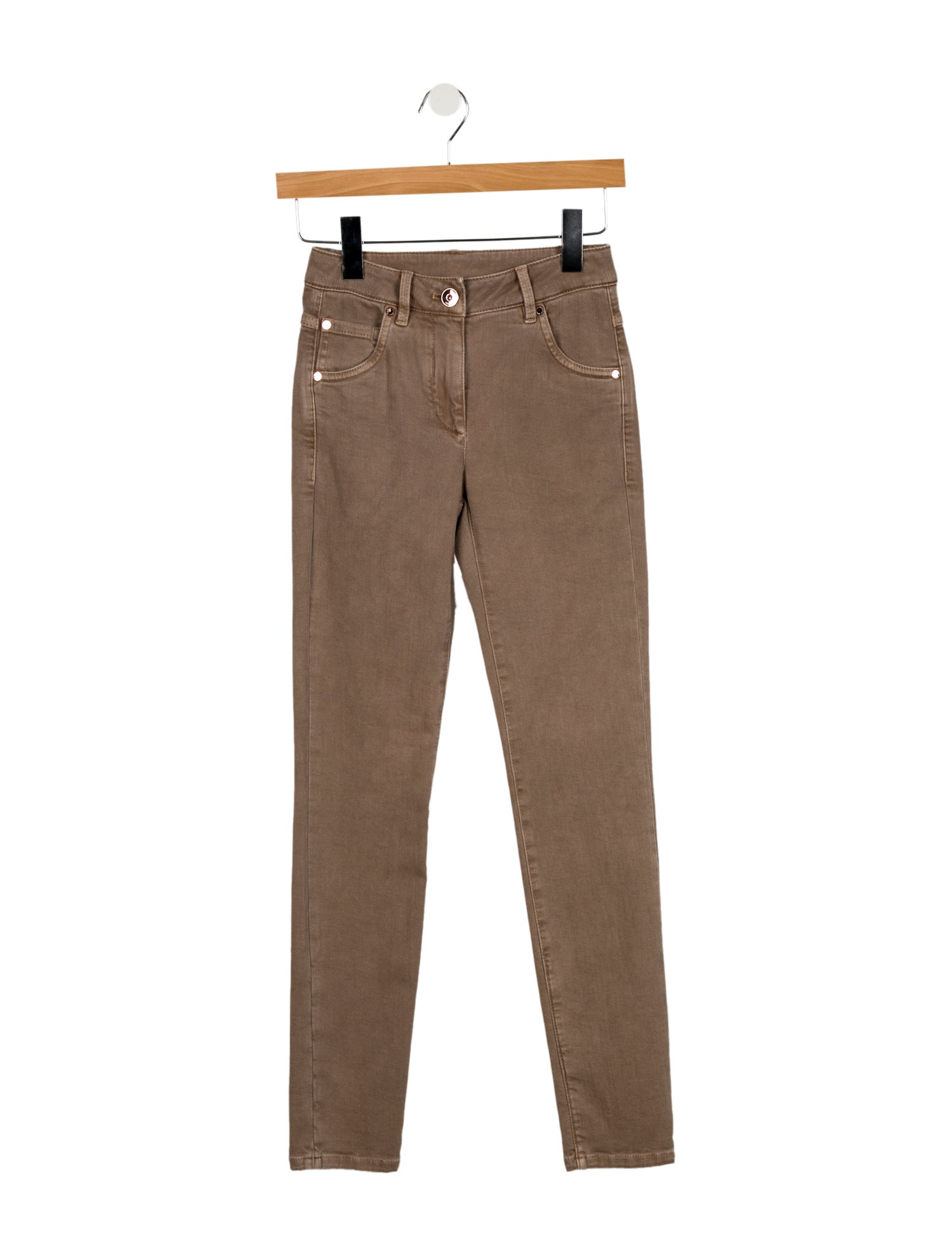Brunello Cucinelli Mid-Rise Skinny Leg Jeans