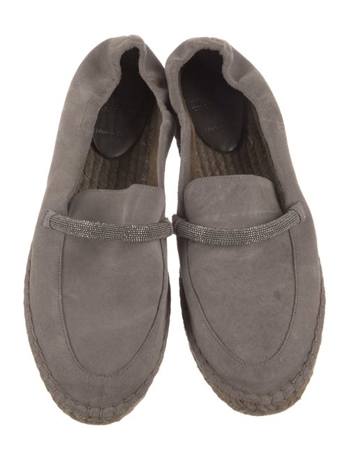 Brunello Cucinelli Monili Suede Espadrilles