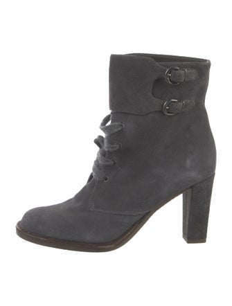 Brunello Cucinelli Suede Lace-Up Boots