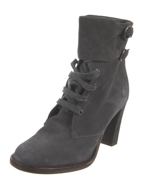 Brunello Cucinelli Suede Lace-Up Boots