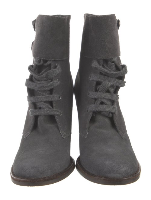 Brunello Cucinelli Suede Lace-Up Boots