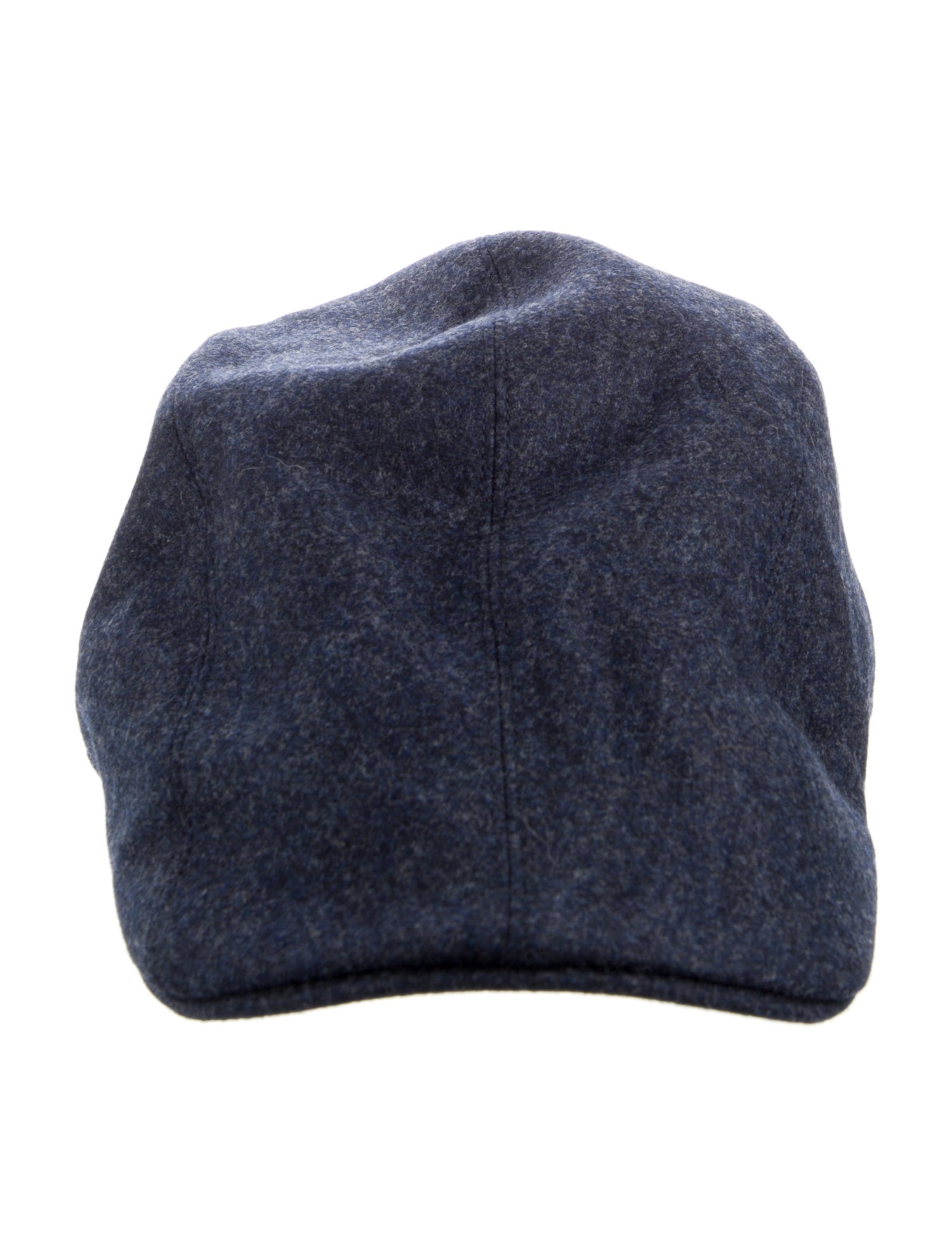 Brunello Cucinelli Wool Emboidered Newsboy Hat