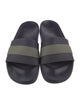 Brunello Cucinelli Rubber Colorblock Pattern Slides