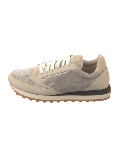 Brunello Cucinelli Monili Suede Sneakers