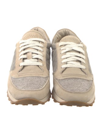 Brunello Cucinelli Monili Suede Sneakers