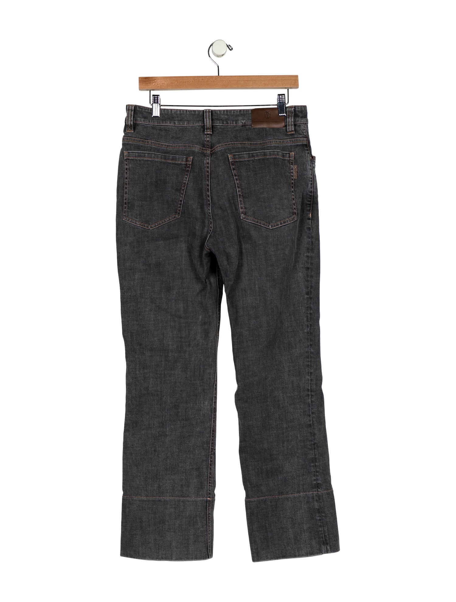 Brunello Cucinelli Mid-Rise Wide Leg Jeans