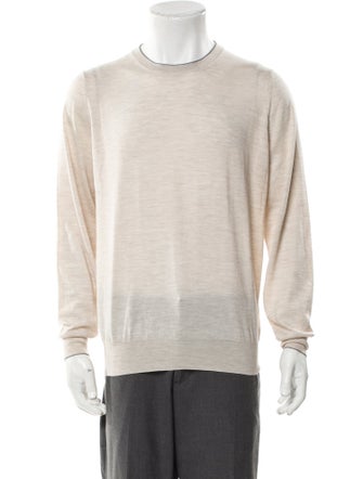 Brunello Cucinelli Virgin Wool Crew Neck Pullover
