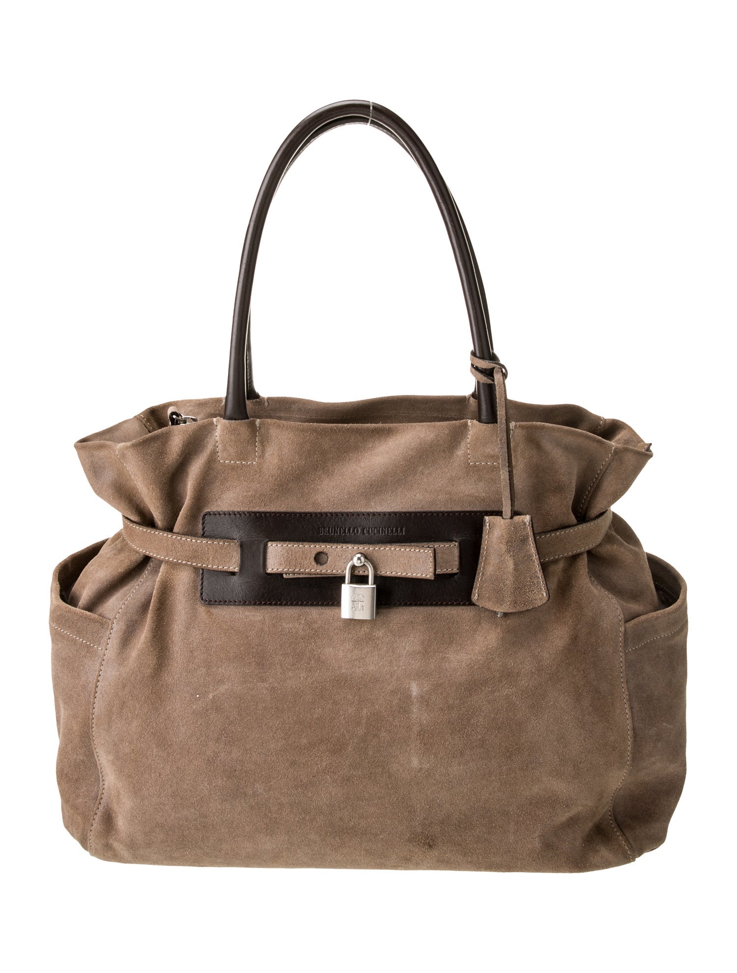 Brunello Cucinelli Suede Shoulder Bag