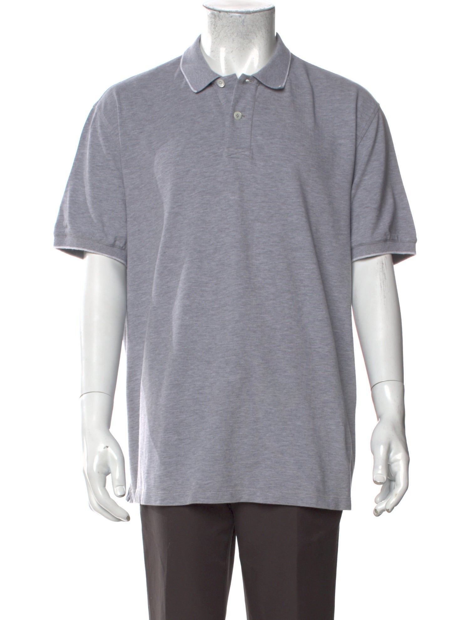 Brunello Cucinelli Collar Short Sleeve Polo Shirt