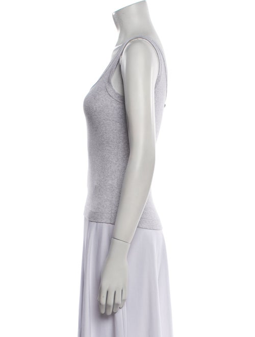 Brunello Cucinelli Square Neckline Sleeveless Top