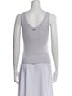 Brunello Cucinelli Square Neckline Sleeveless Top
