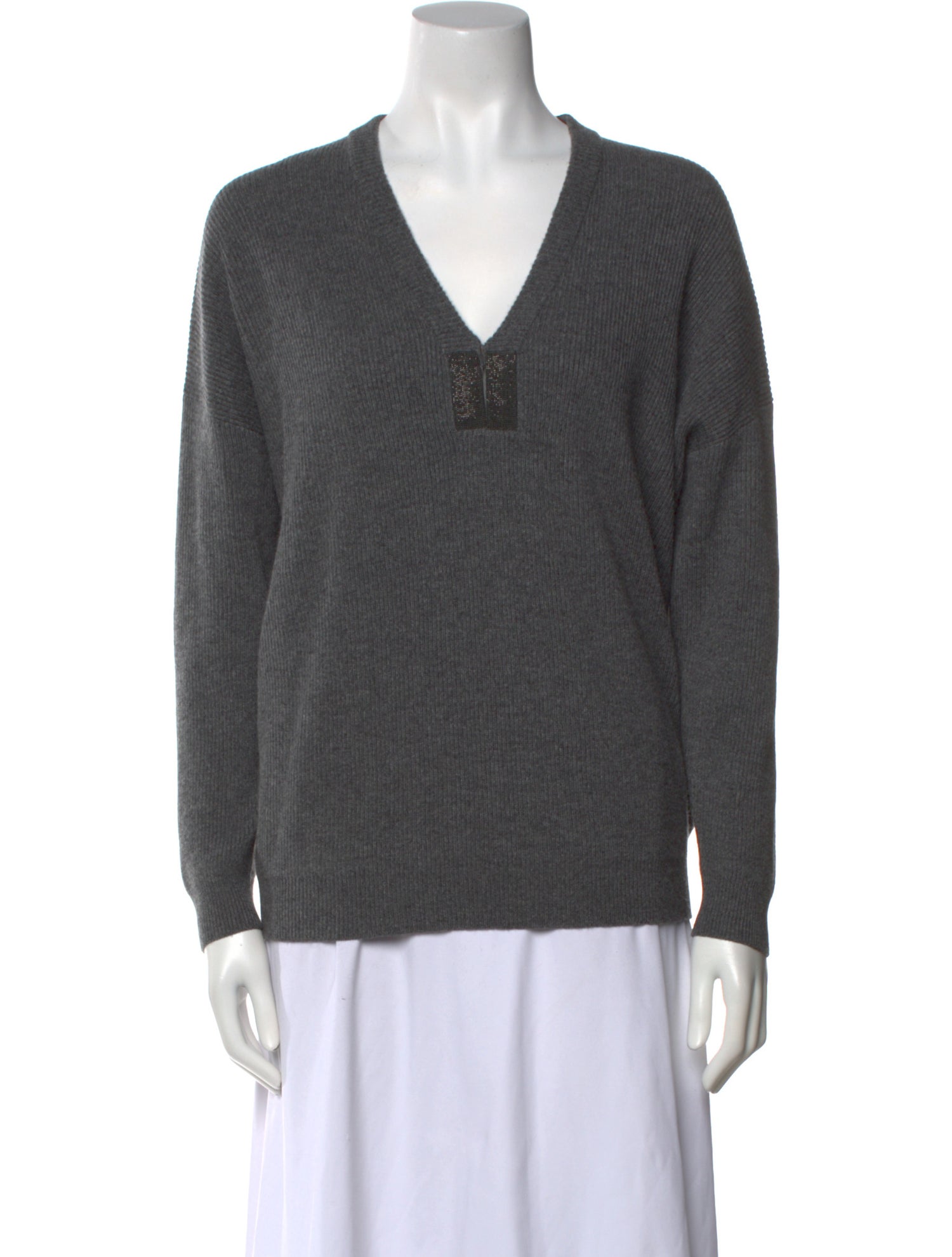 Brunello Cucinelli Cashmere V-Neck Sweater