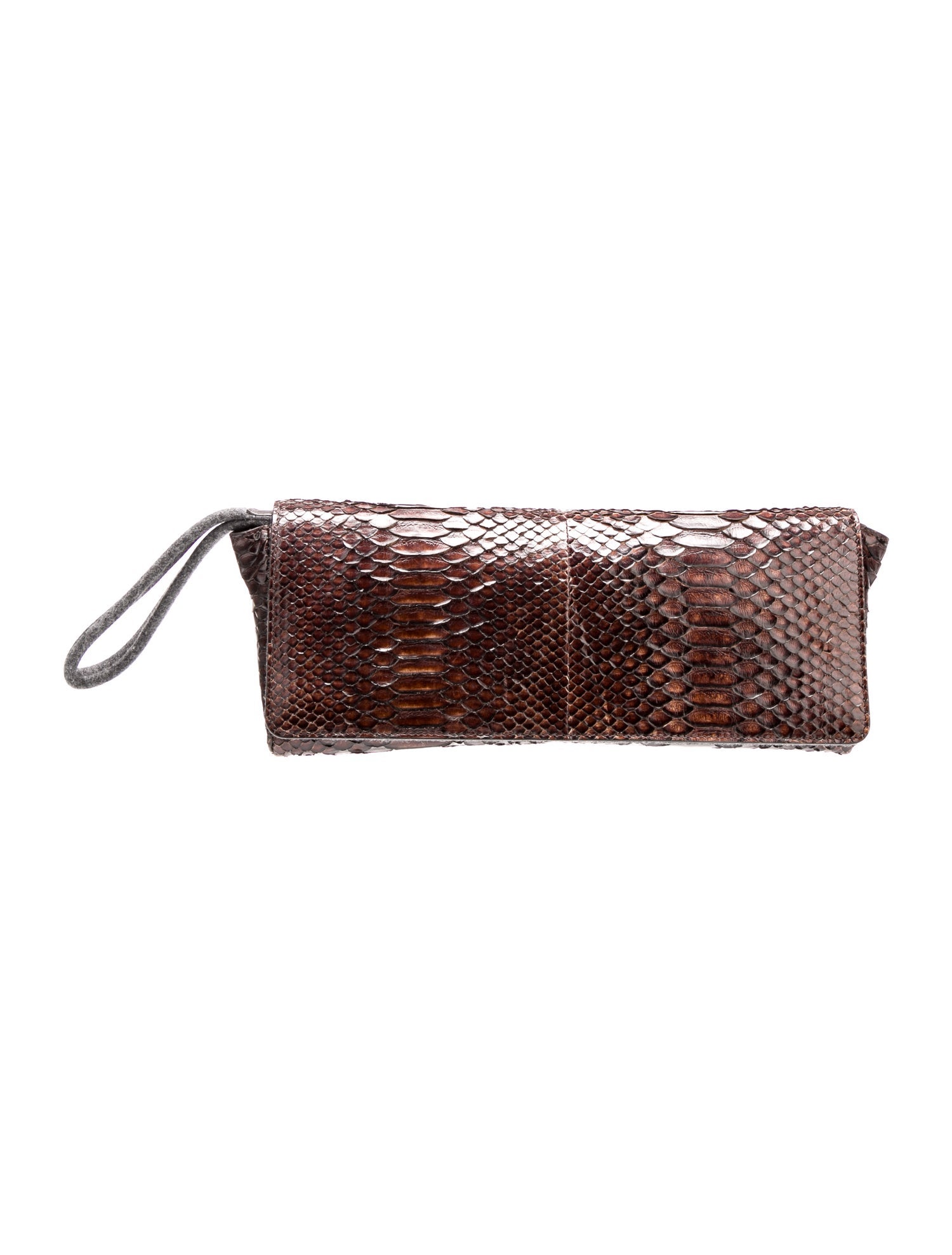 Brunello Cucinelli Python Clutch