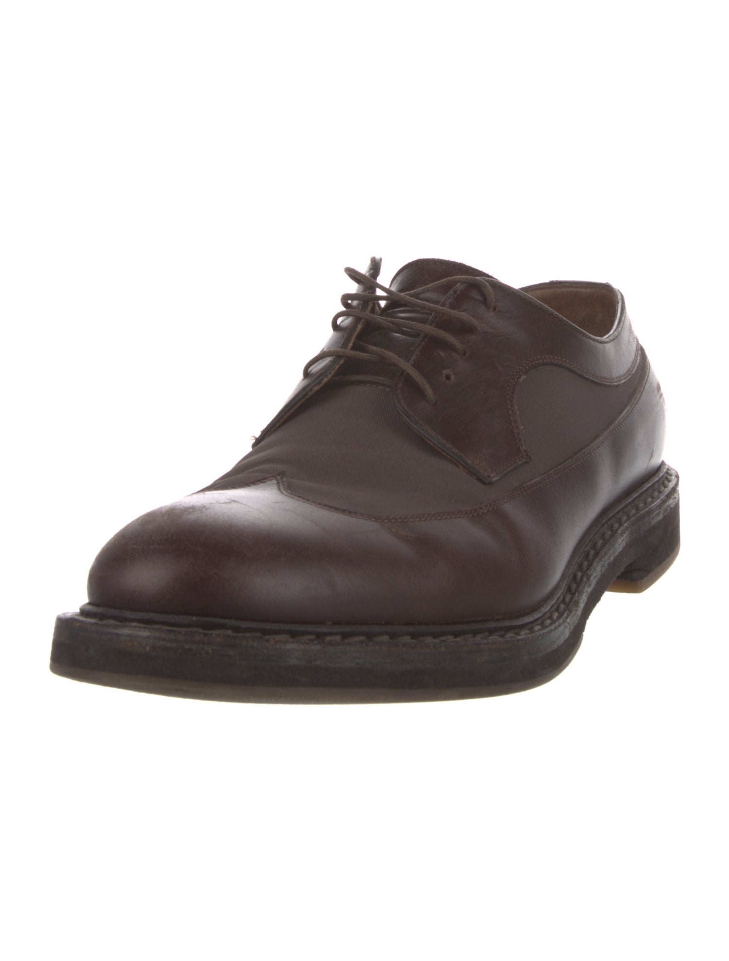 Brunello Cucinelli Leather Derby Shoes