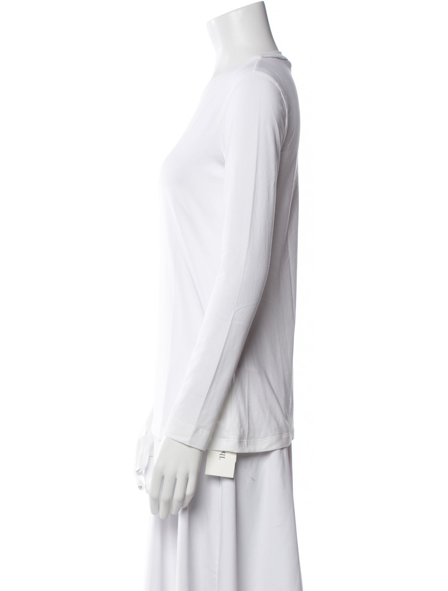 Brunello Cucinelli Crew Neck Long Sleeve T-Shirt w/ Tags