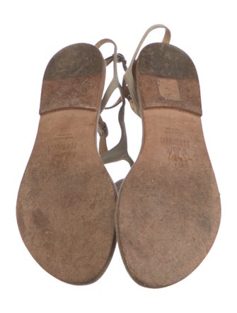 Brunello Cucinelli Suede Gladiator Sandals