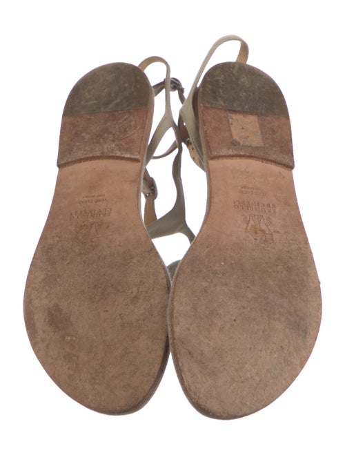 Brunello Cucinelli Suede Gladiator Sandals