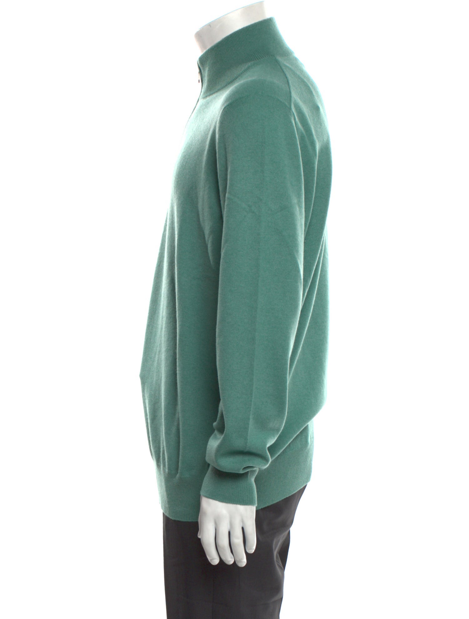 Brunello Cucinelli Cashmere Mock Neck Polo Sweater w/ Tags