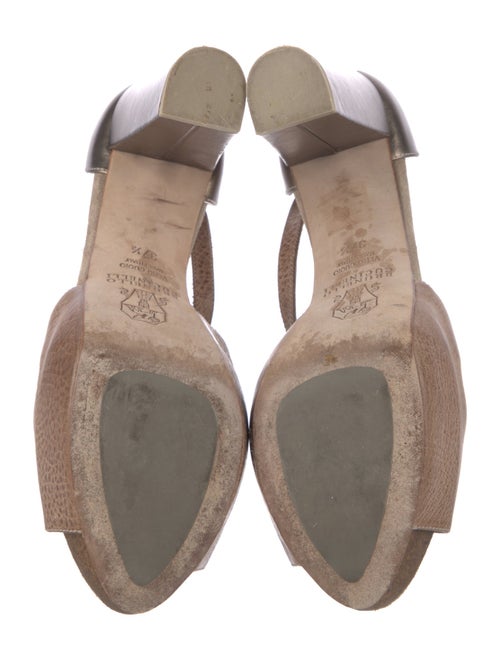 Brunello Cucinelli Leather T-Strap Pumps