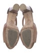 Brunello Cucinelli Leather T-Strap Pumps