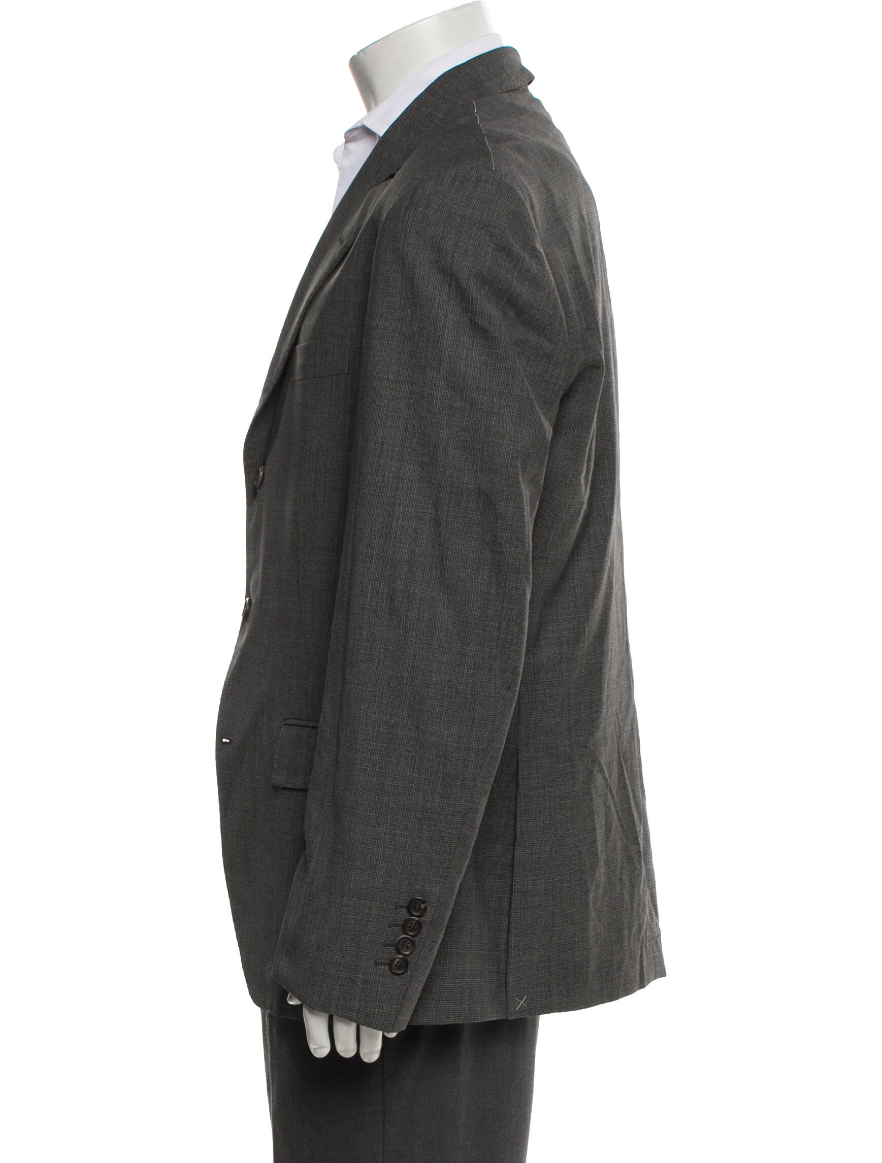 Brunello Cucinelli Virgin Wool Embroidered Accent Blazer w/ Tags