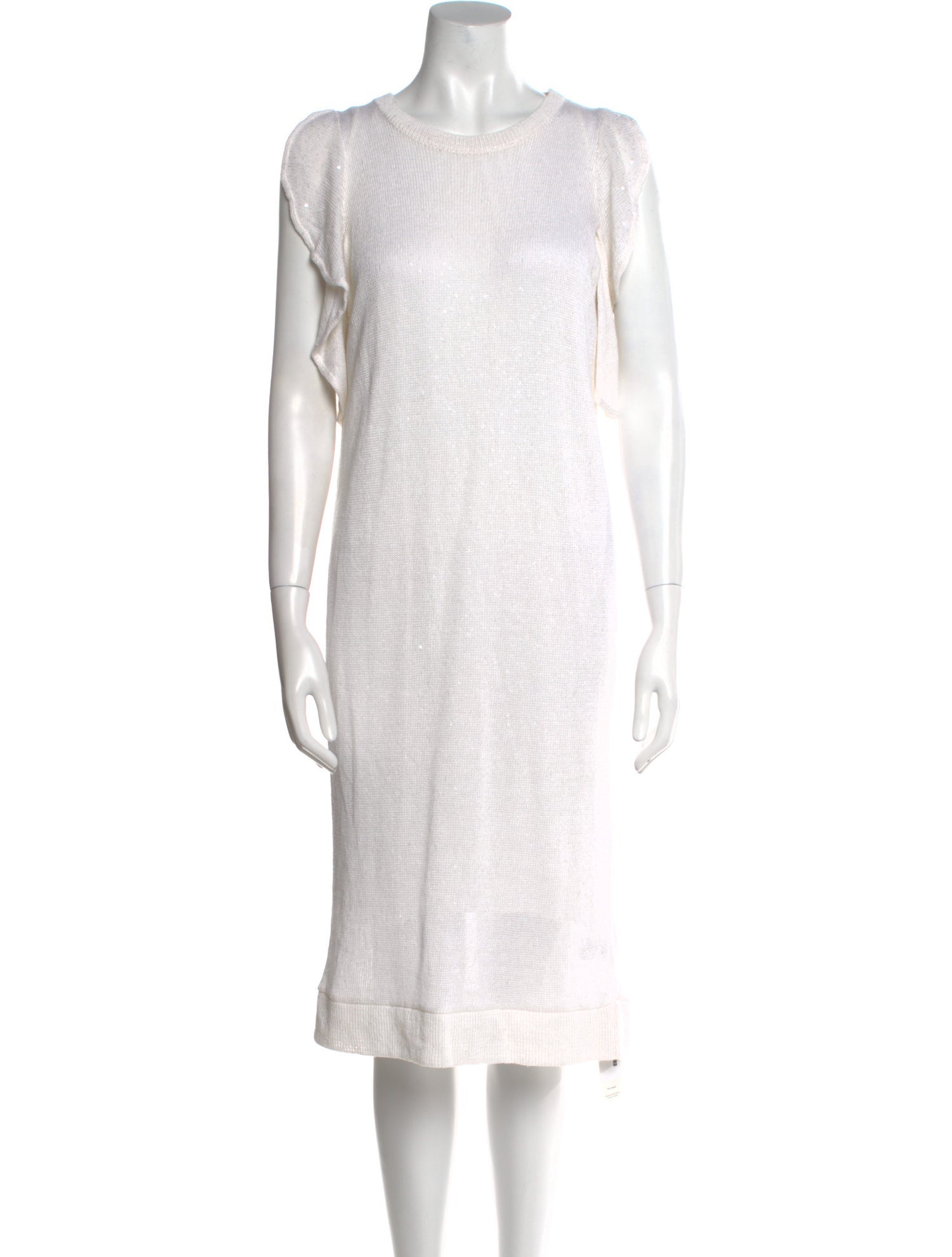 Brunello Cucinelli Linen Midi Length Dress w/ Tags
