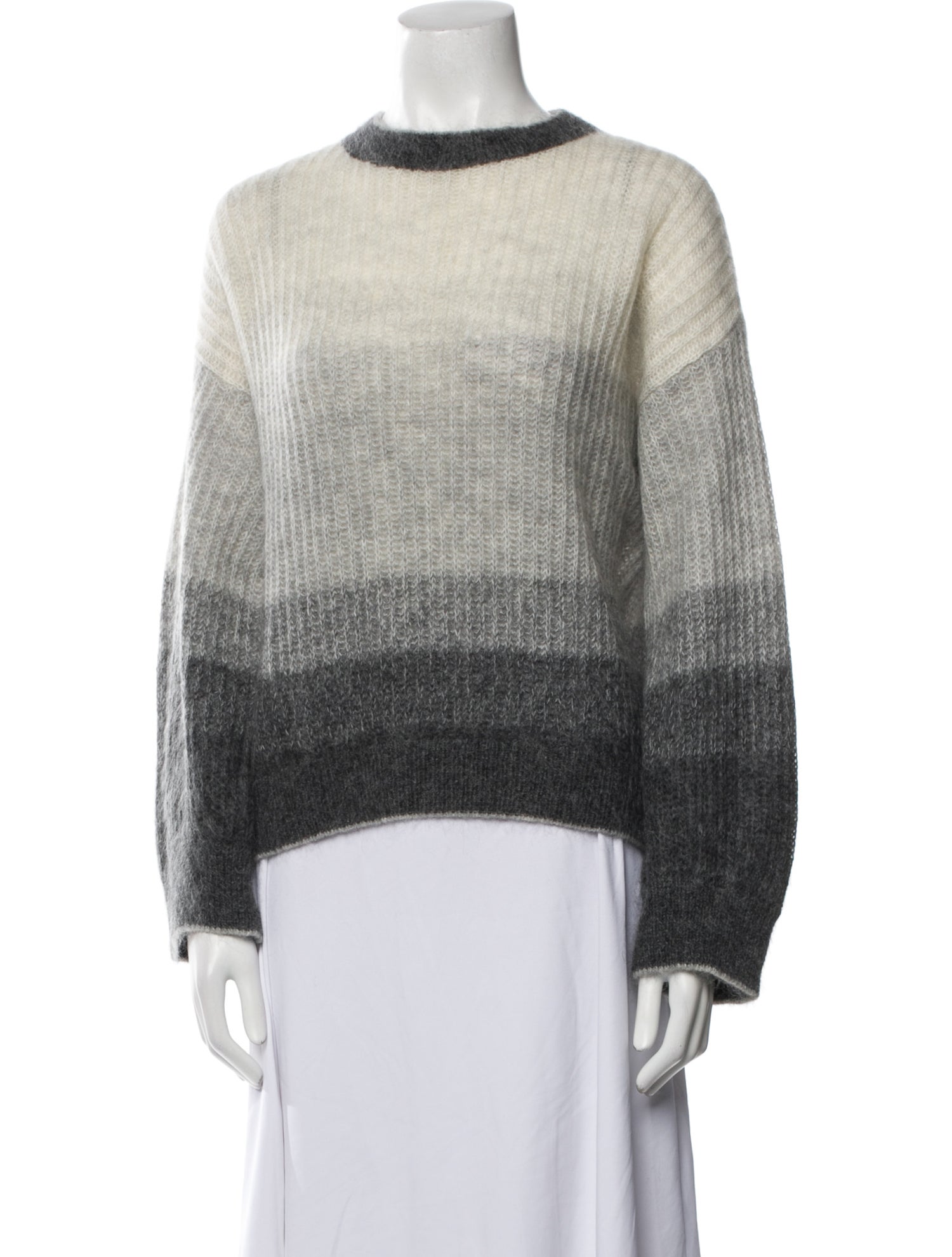 Brunello Cucinelli Striped Crew Neck Sweater w/ Tags