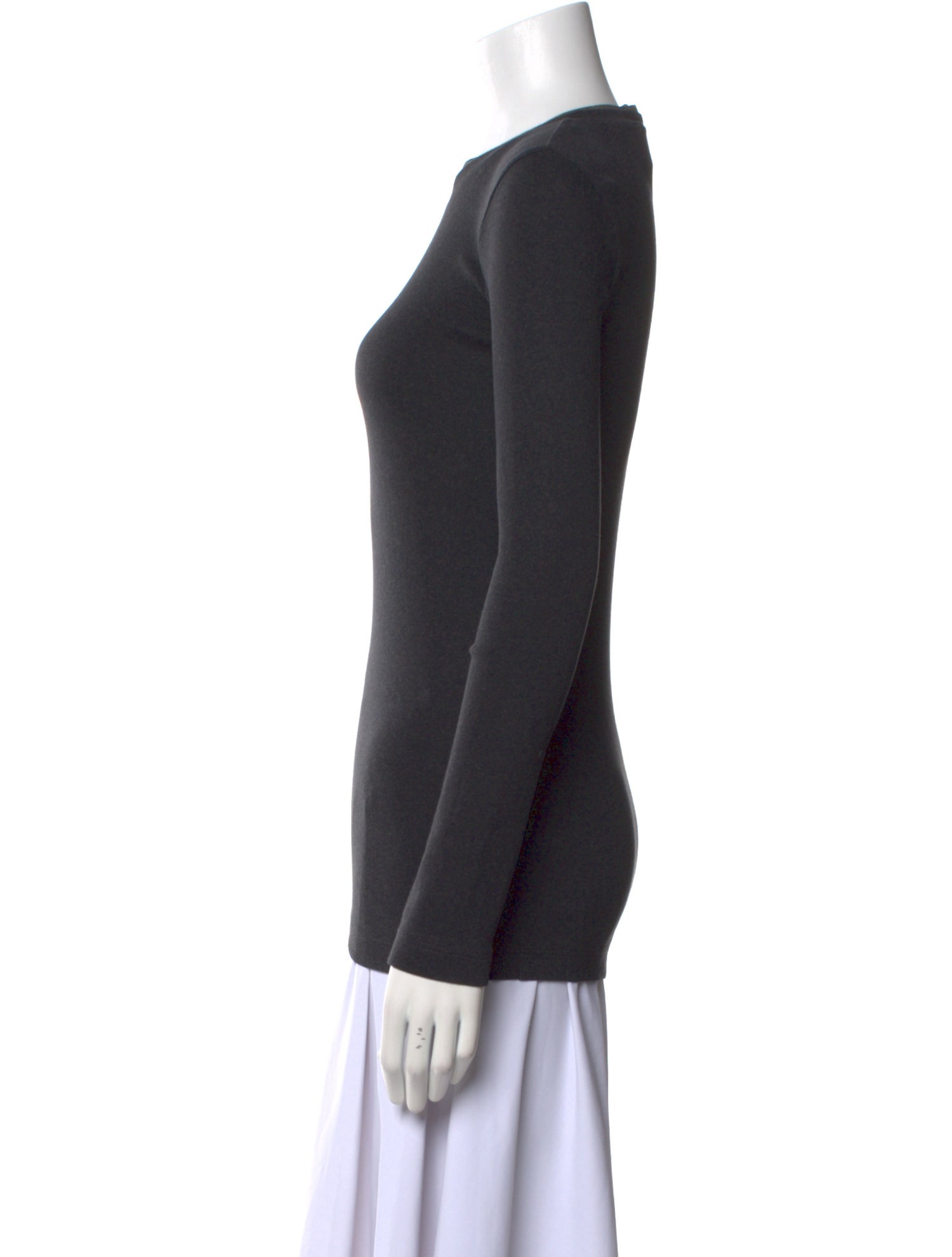 Brunello Cucinelli Crew Neck Long Sleeve Top