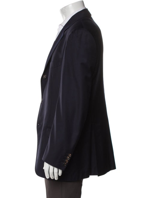 Brunello Cucinelli Leather Trim Embellishment Blazer