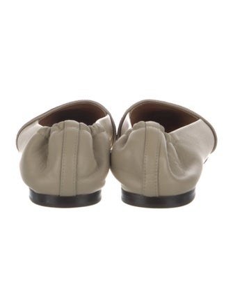 Brunello Cucinelli Monili Leather Flats