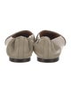 Brunello Cucinelli Monili Leather Flats